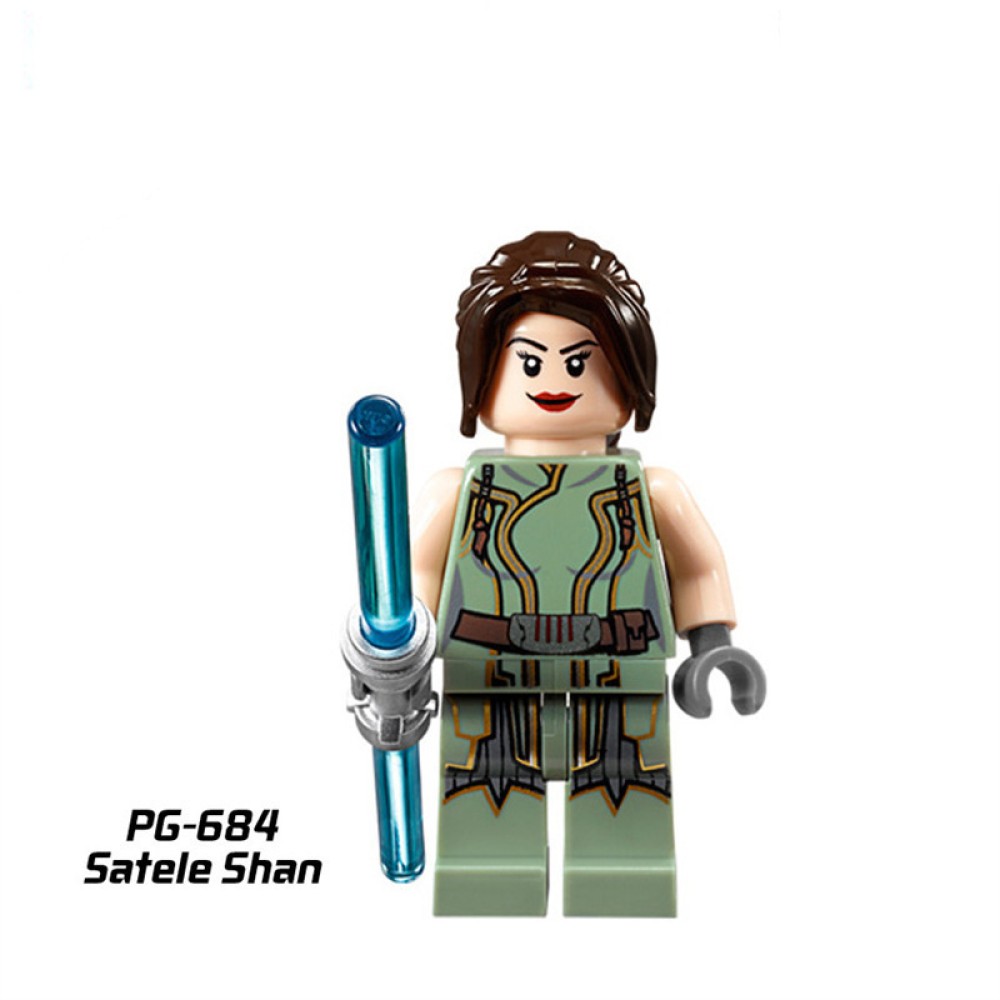 lego minifigure Star Wars Luke Qui Gonzalez Sava Star Wars building block bricks toys