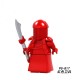 lego minifigure Star Wars Red and Black Guard Guard Star Wars building block bricks toys