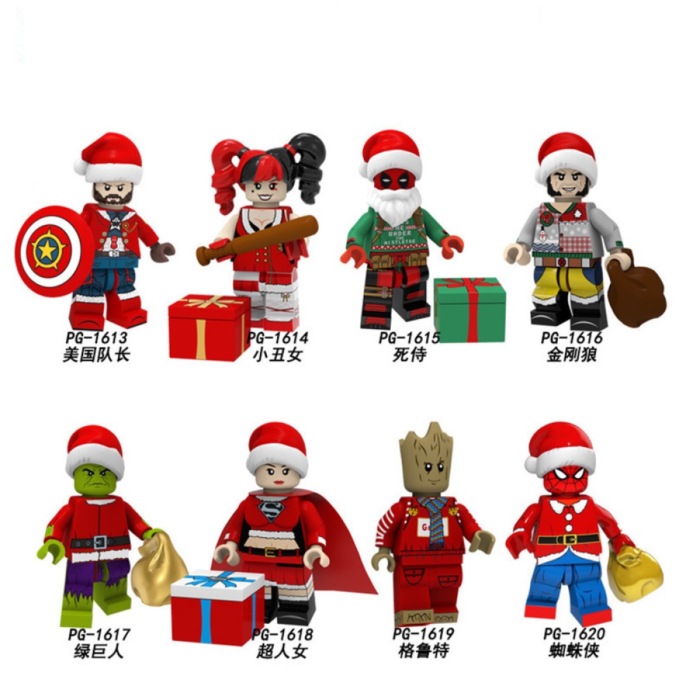 lego minifigure Star Wars Super British Christmas Edition Man Star Wars building block bricks toys