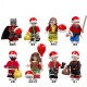 lego minifigure Star Wars Super British Christmas Edition Man Star Wars building block bricks toys