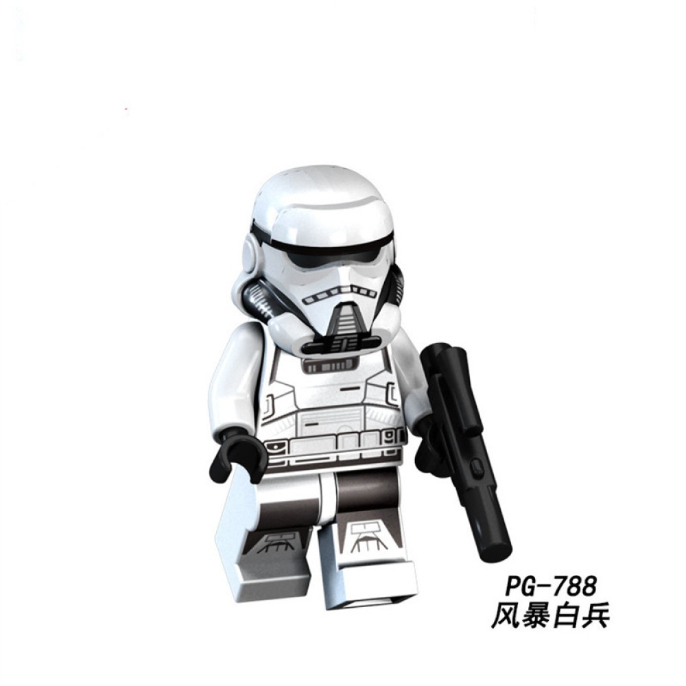 lego minifigure Star Wars White Soldier Luke Star Wars building block bricks toys lego minifigure Star Wars White Soldier Luke Star Wars building block bricks toys
