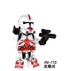 lego minifigure Star Wars clone trooper white soldier helmet Star Wars building block bricks toys