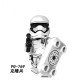 lego minifigure Star Wars clone trooper white soldier helmet Star Wars building block bricks toys