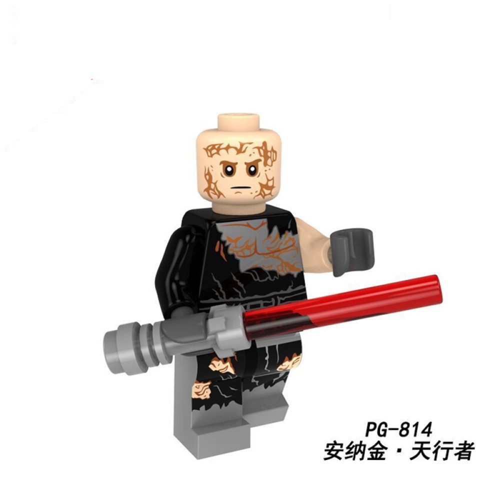 lego minifigure Star Wars suit Rey Han Solo Storm White Soldier pilot Star Wars building block bricks toys