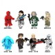 lego minifigure Star Wars suit Rey Han Solo Storm White Soldier pilot Star Wars building block bricks toys