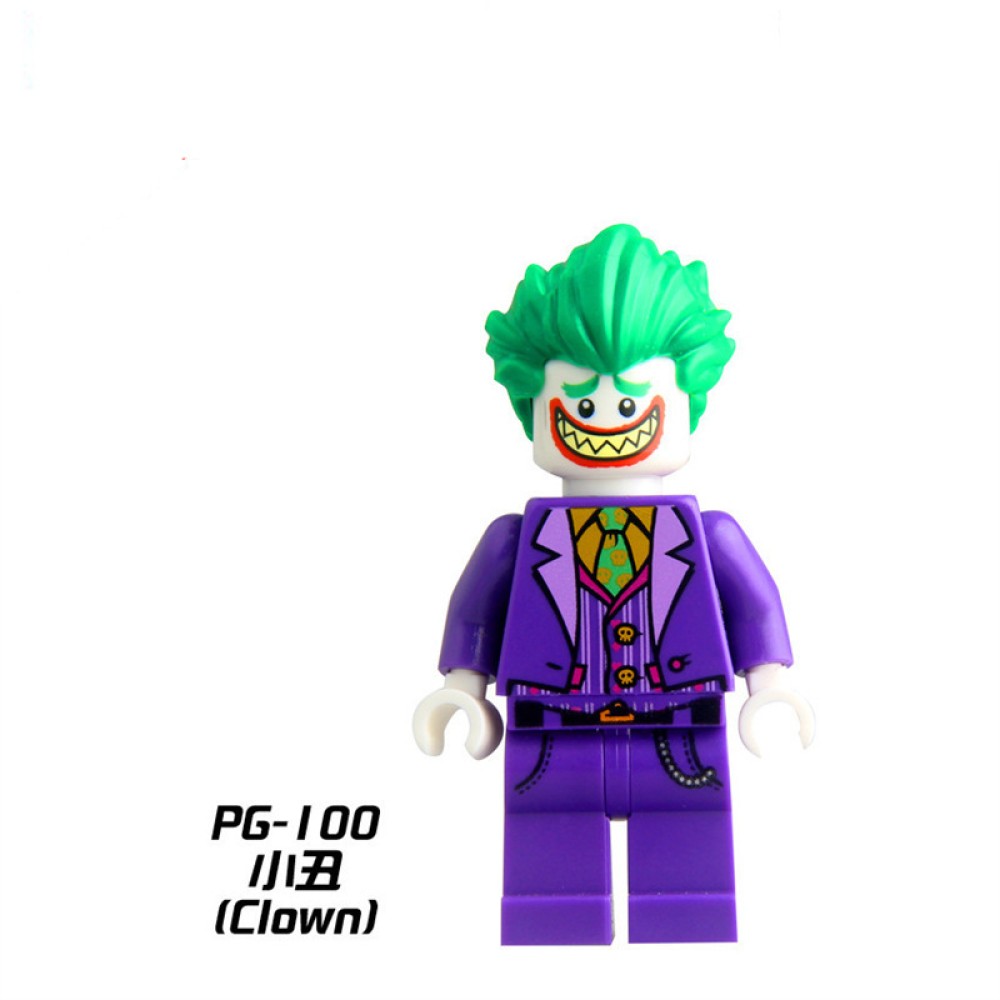 lego minifigure Super Hero Clown Batman Calendar Man Robin Batman building block bricks toys