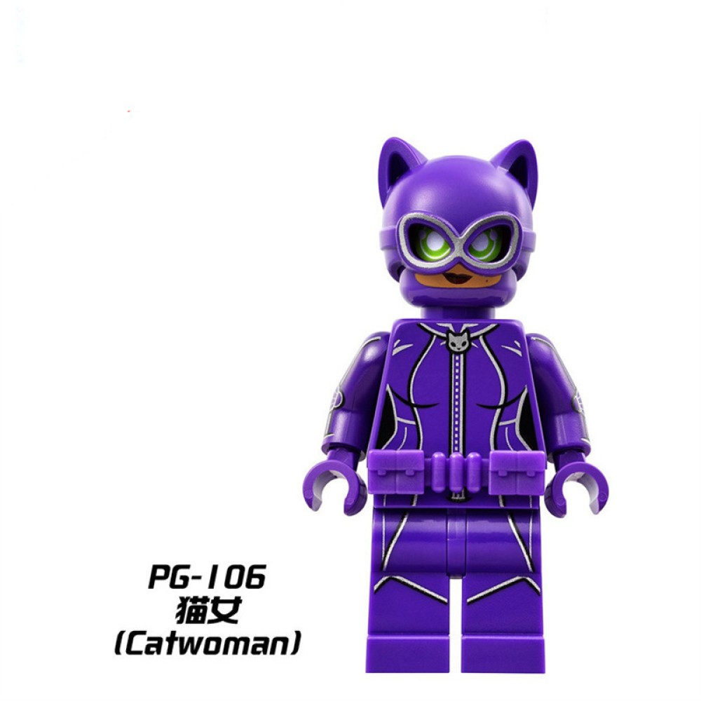 lego minifigure Super Hero Clown Batman Calendar Man Robin Batman building block bricks toys