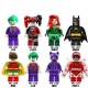 lego minifigure Super Hero Clown Batman Calendar Man Robin Batman building block bricks toys