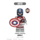 lego minifigure Avengers League Super Hero Male Nebula Captain America Marvel building block bricks toys