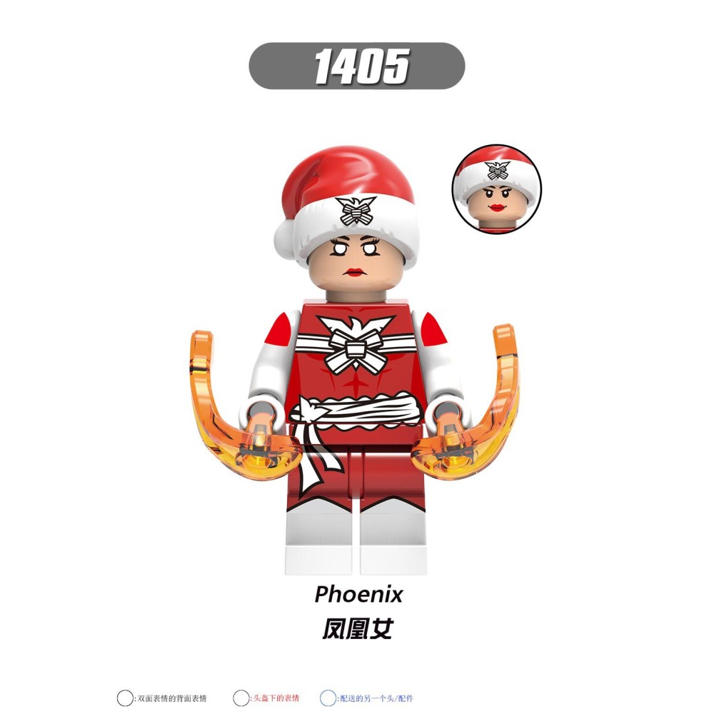 lego minifigure Super hero Christmas Iron Man Wolverine Marvel building block bricks toys