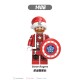 lego minifigure Super hero Christmas Iron Man Wolverine Marvel building block bricks toys