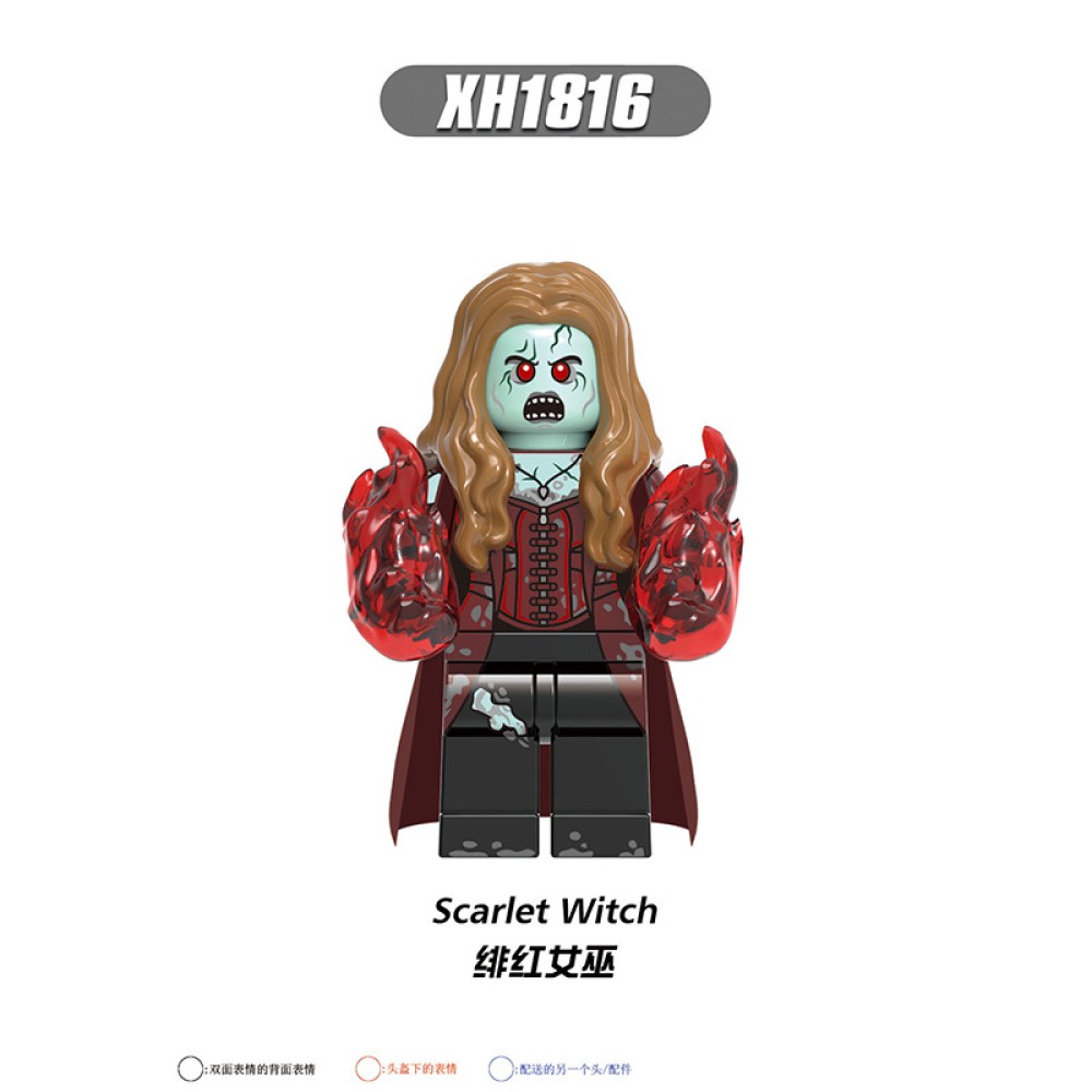 lego minifigure Zombie version of superhero, Dr. Falcon King, Iron Man Marvel building block bricks toys lego minifigure Zombie version of superhero, Dr. Falcon King, Iron Man Marvel building block bricks toys