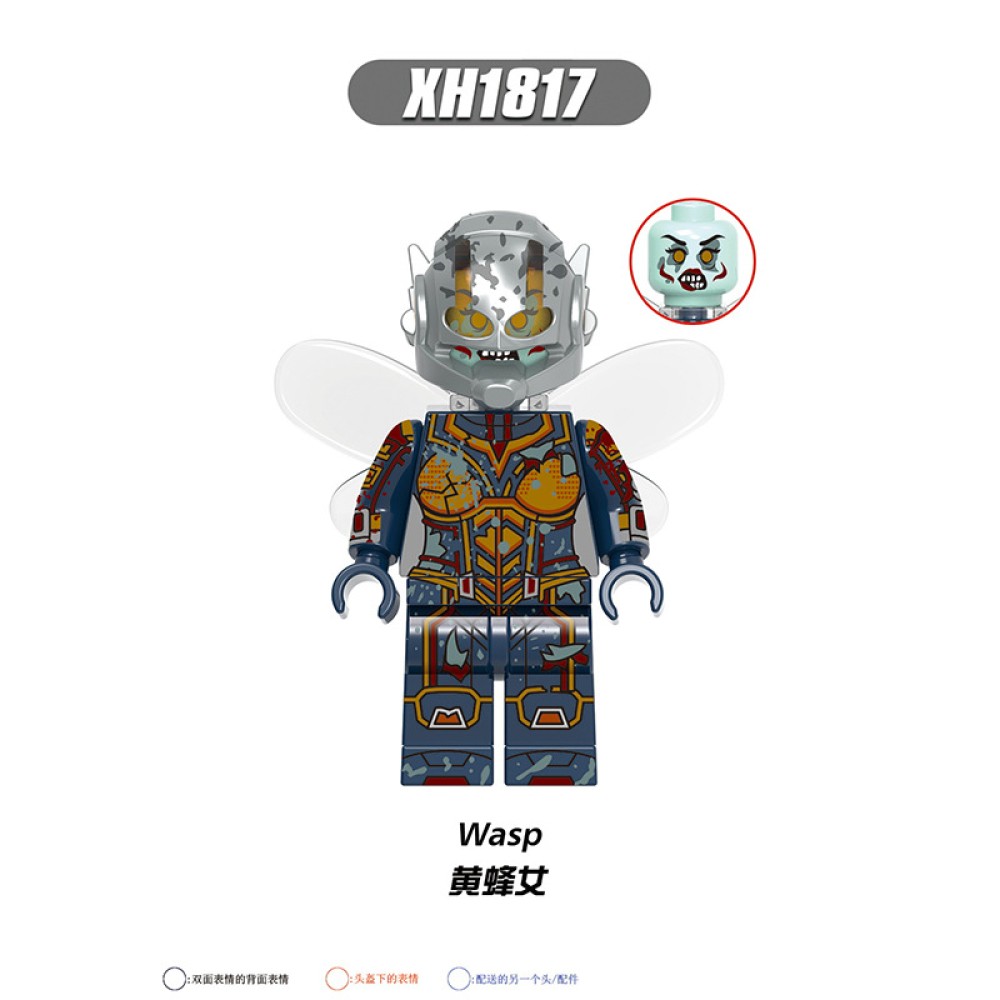 lego minifigure Zombie version of superhero, Dr. Falcon King, Iron Man Marvel building block bricks toys lego minifigure Zombie version of superhero, Dr. Falcon King, Iron Man Marvel building block bricks toys