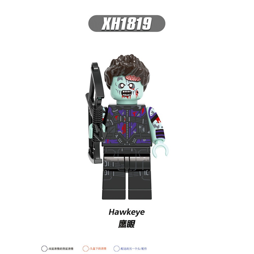 lego minifigure Zombie version of superhero, Dr. Falcon King, Iron Man Marvel building block bricks toys lego minifigure Zombie version of superhero, Dr. Falcon King, Iron Man Marvel building block bricks toys