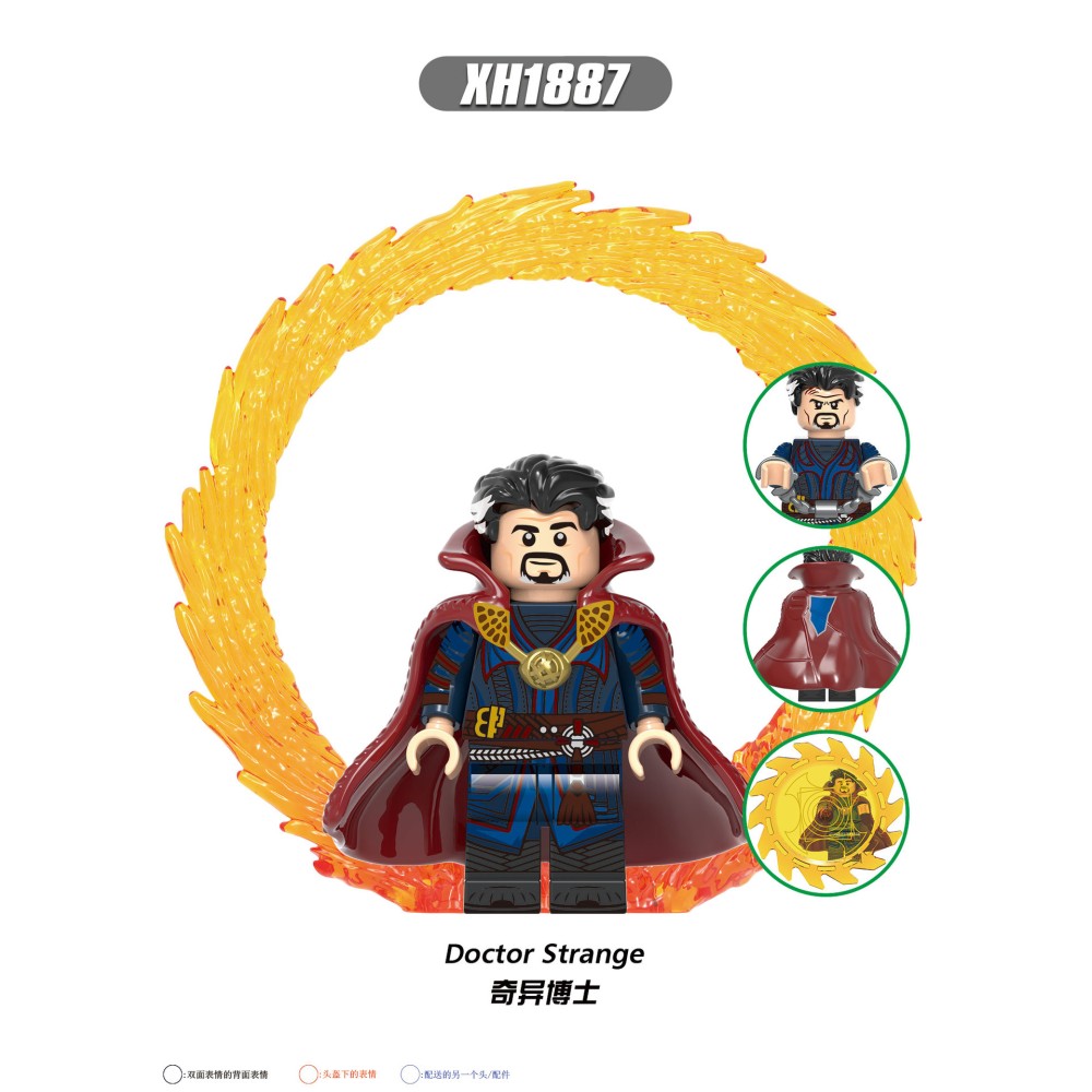 lego minifigure Superhero multi handed doctor DC building block bricks toys