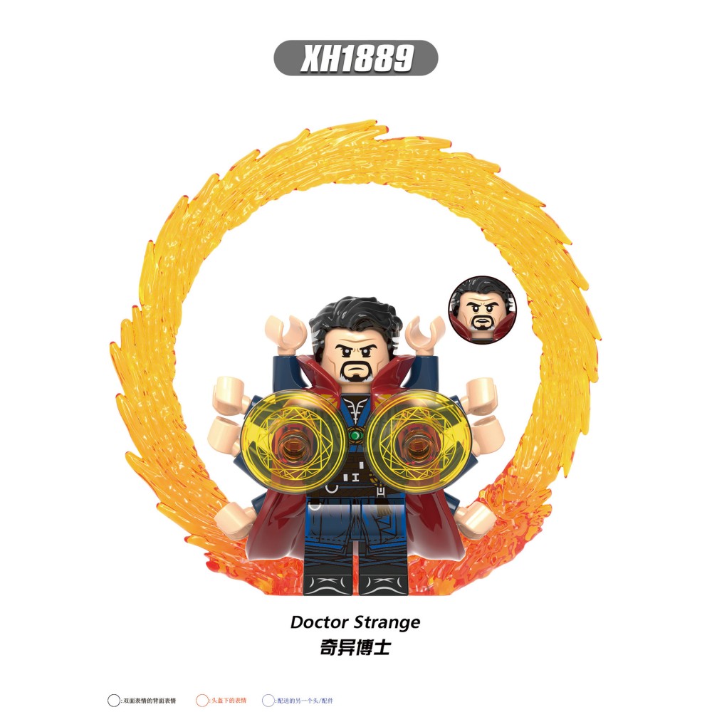 lego minifigure Superhero multi handed doctor DC building block bricks toys