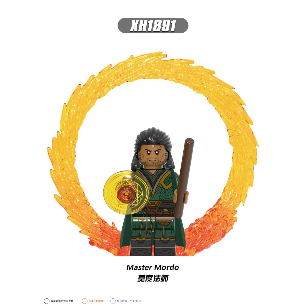 lego minifigure Superhero multi handed doctor DC building block bricks toys