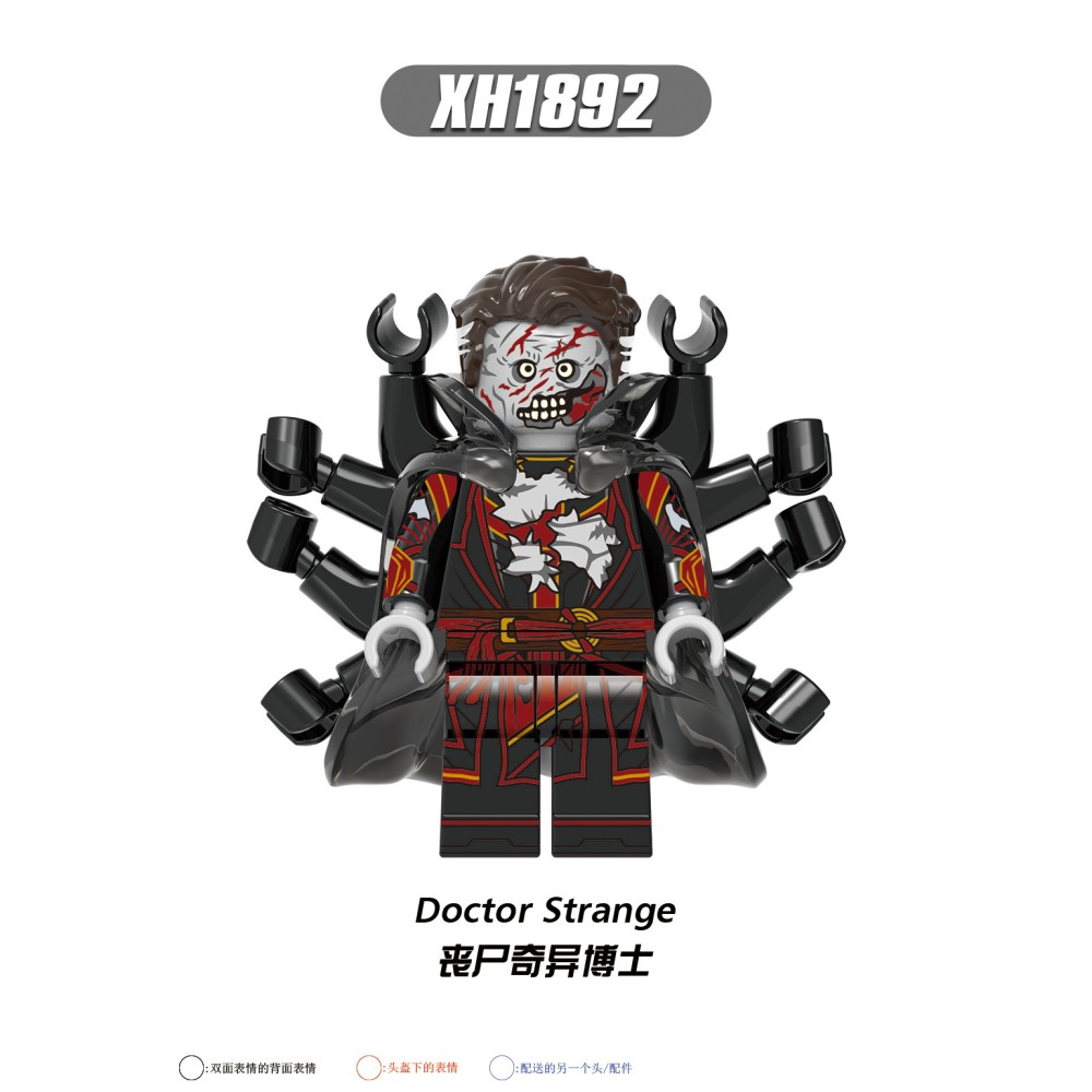 lego minifigure Superhero multi handed doctor DC building block bricks toys