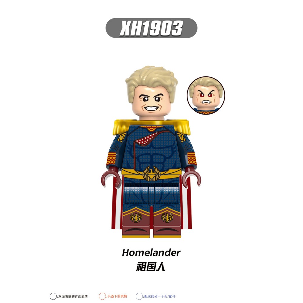 lego minifigure Superhero Starlight Storm Locomotive Deep Sea Soldier Marvel building block bricks toys