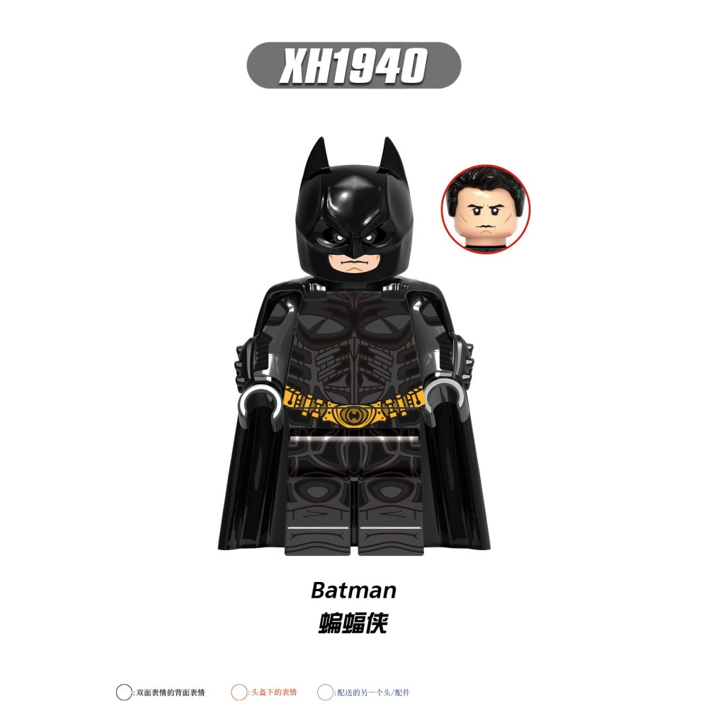 lego minifigure Superhero Batman, Joker, Catwoman, Nightwing, Afu Butler DC building block bricks toys