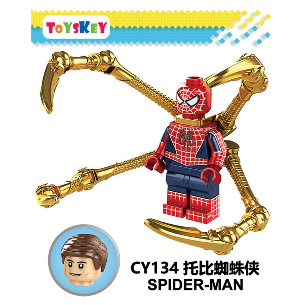 lego minifigure Super hero Toby Venom Spider Man Marvel building block bricks toys