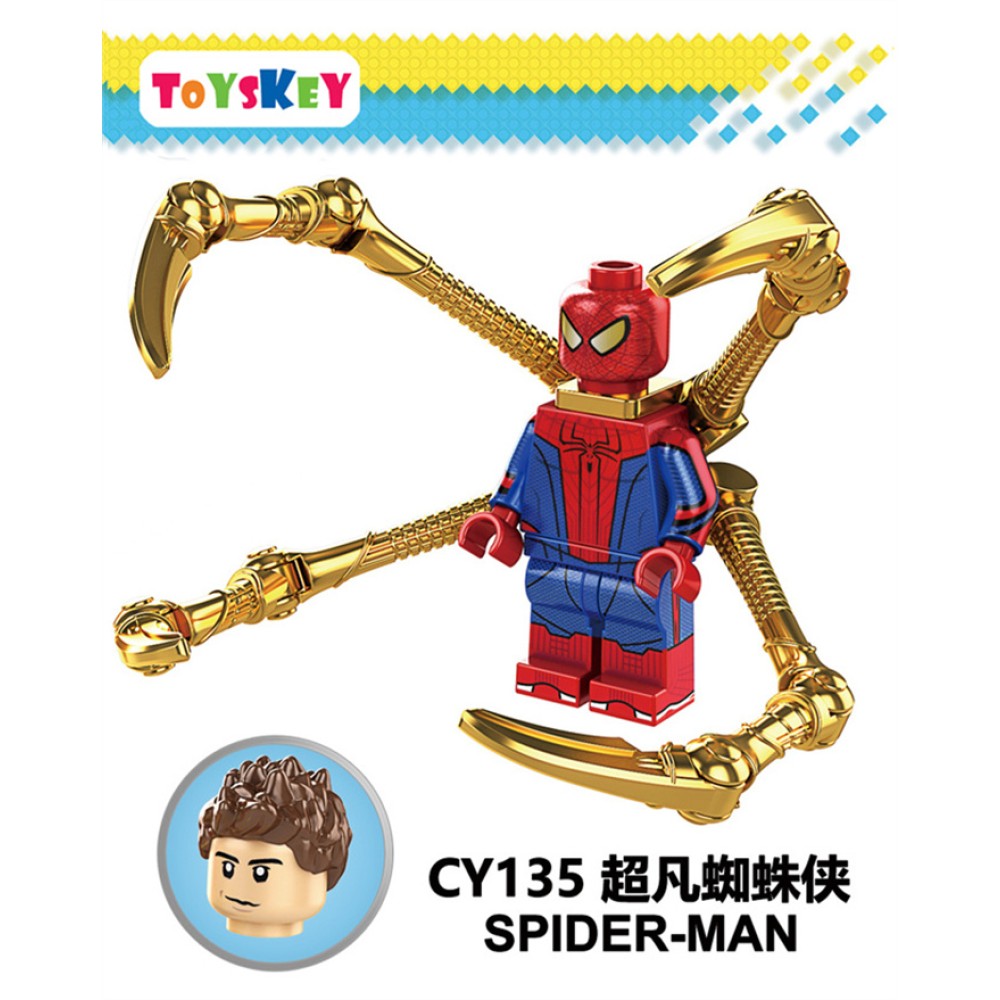 lego minifigure Super hero Toby Venom Spider Man Marvel building block bricks toys