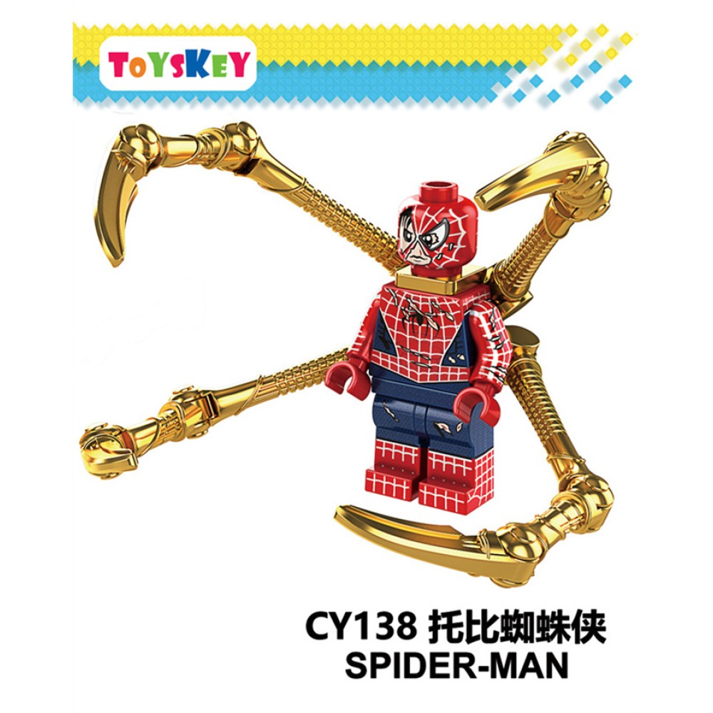 lego minifigure Super hero Toby Venom Spider Man Marvel building block bricks toys