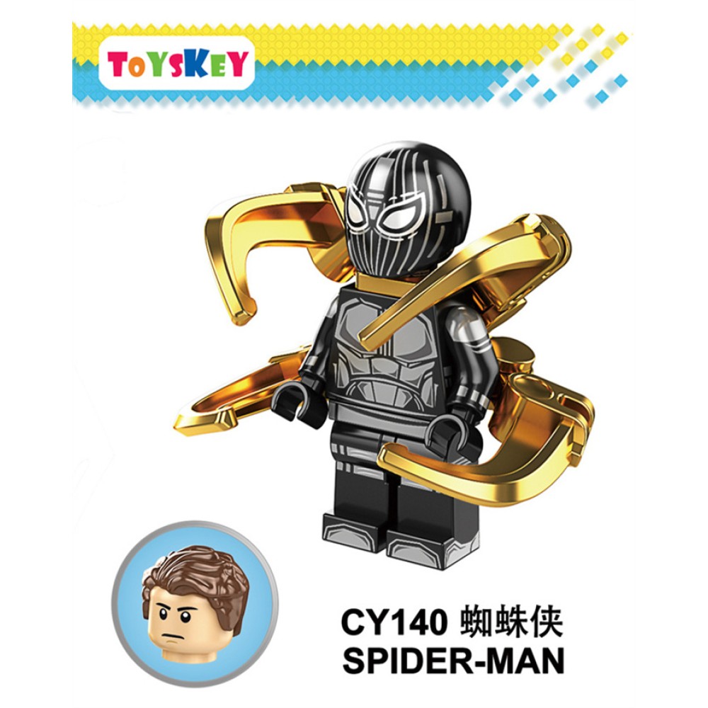 lego minifigure Super hero Toby Venom Spider Man Marvel building block bricks toys
