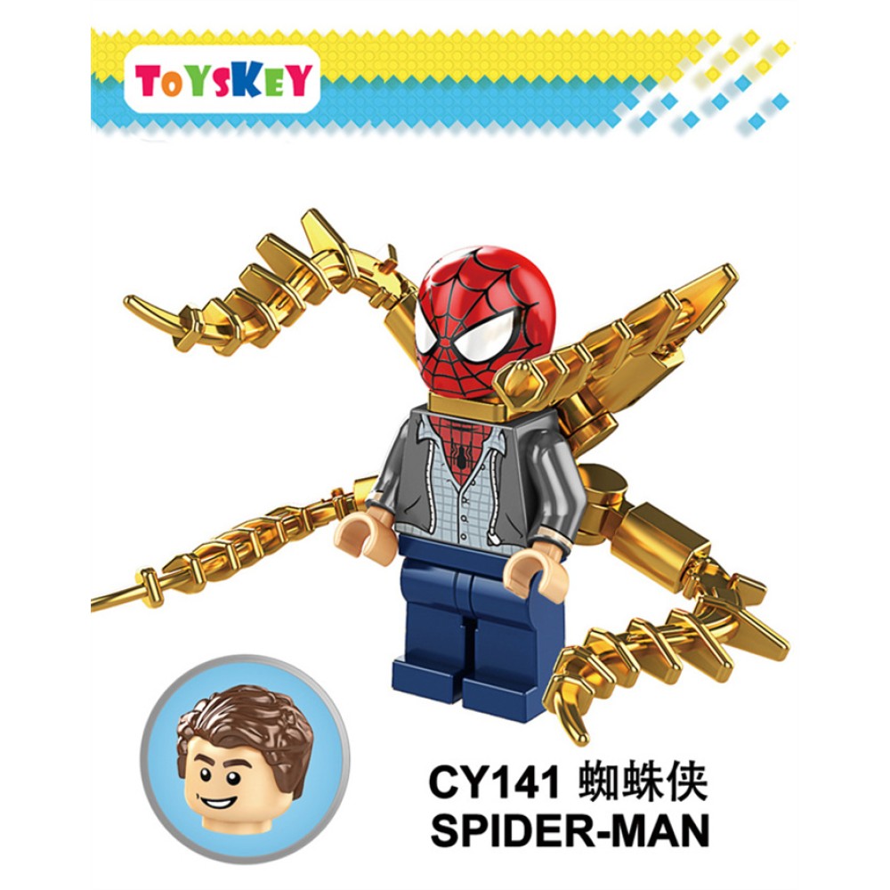 lego minifigure Super hero Toby Venom Spider Man Marvel building block bricks toys