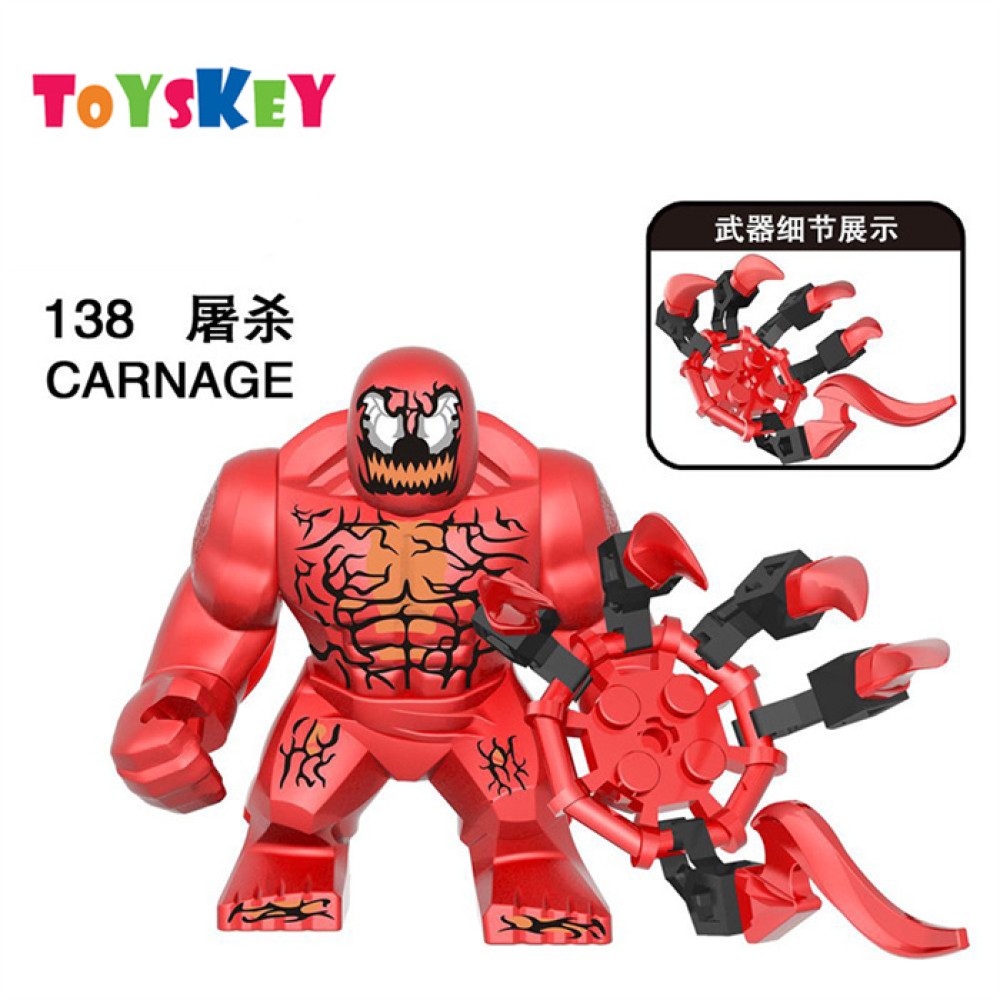 lego minifigure Superhero Venom Slaughter minifigures Marvel building block bricks toys