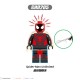 lego minifigure Superhero Peter Shadow Bloody Red Sony Flower Web Spider Man Marvel building block bricks toys