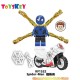 lego minifigure Superhero Cool Spider Man Motorcycle Marvel building block bricks toys