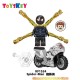 lego minifigure Superhero Cool Spider Man Motorcycle Marvel building block bricks toys