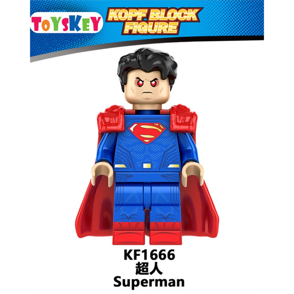lego minifigure Superhero Moonlight Knight Superman Steel Wolf Hawk Joker DC building block bricks toys