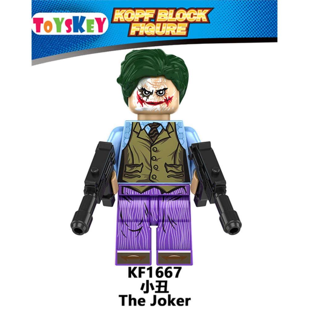 lego minifigure Superhero Moonlight Knight Superman Steel Wolf Hawk Joker DC building block bricks toys