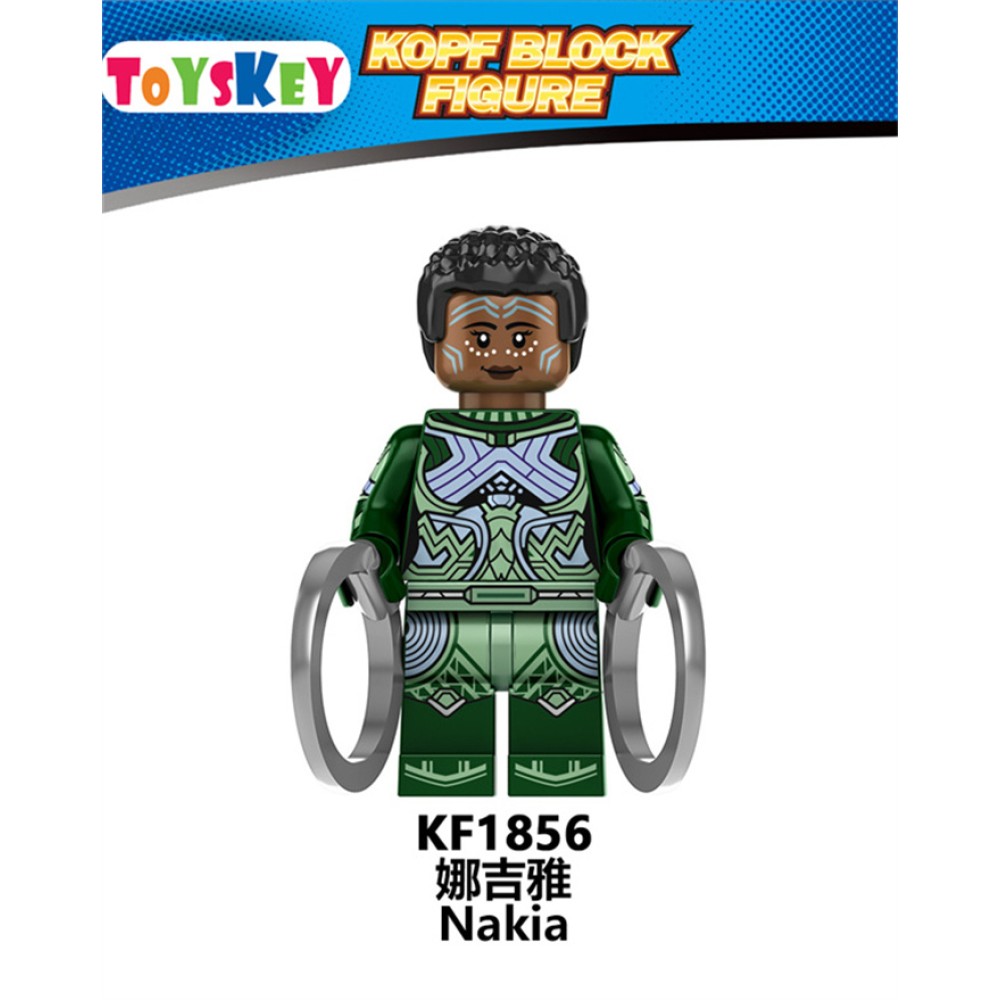 lego minifigure Superhero Black Panther Heart of Iron Namosuri Marvel building block bricks toys