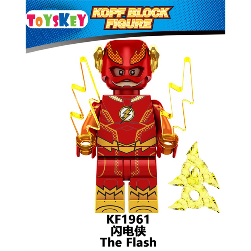 lego minifigure Superhero Justice League Flash Warrior West DC building block bricks toys
