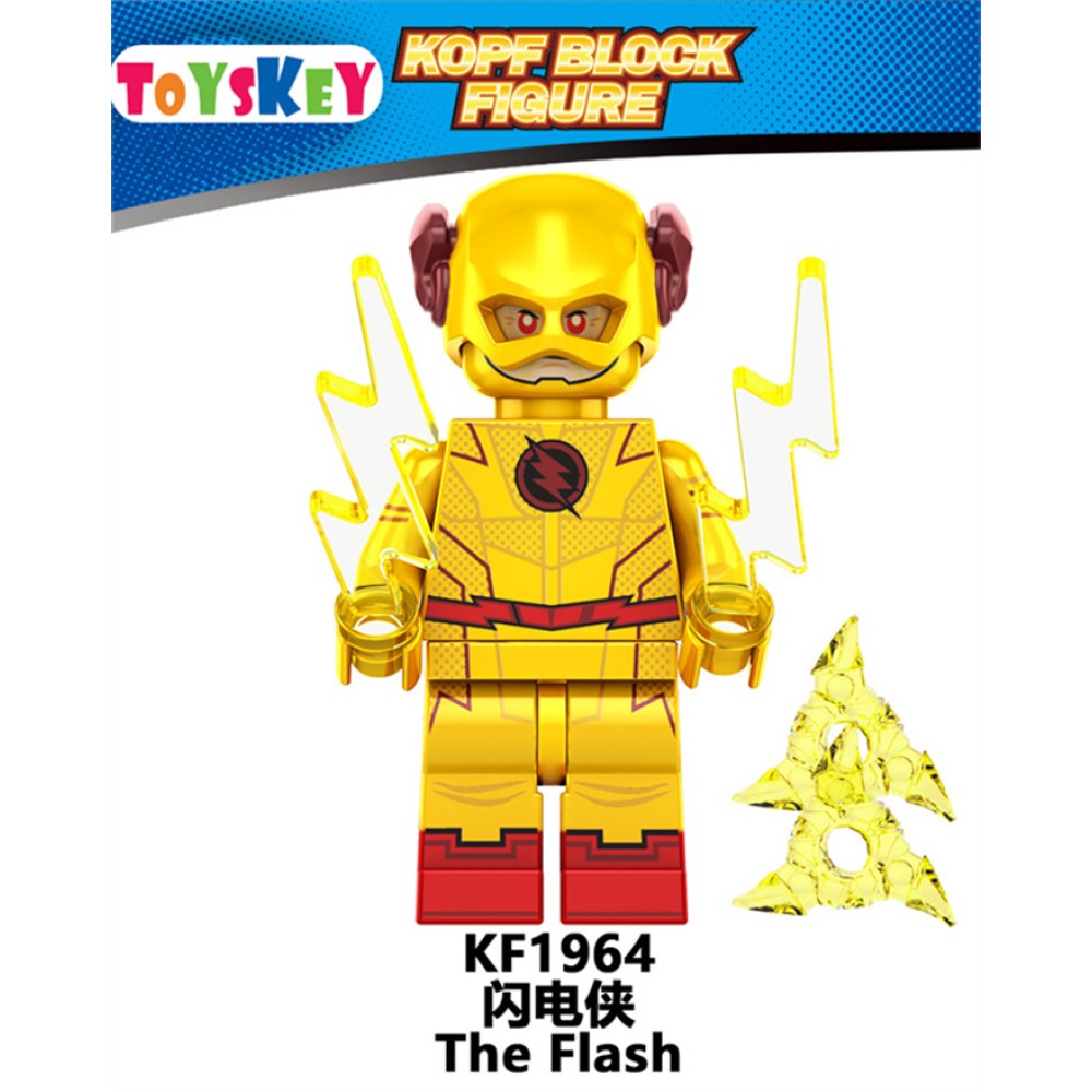 lego minifigure Superhero Justice League Flash Warrior West DC building block bricks toys