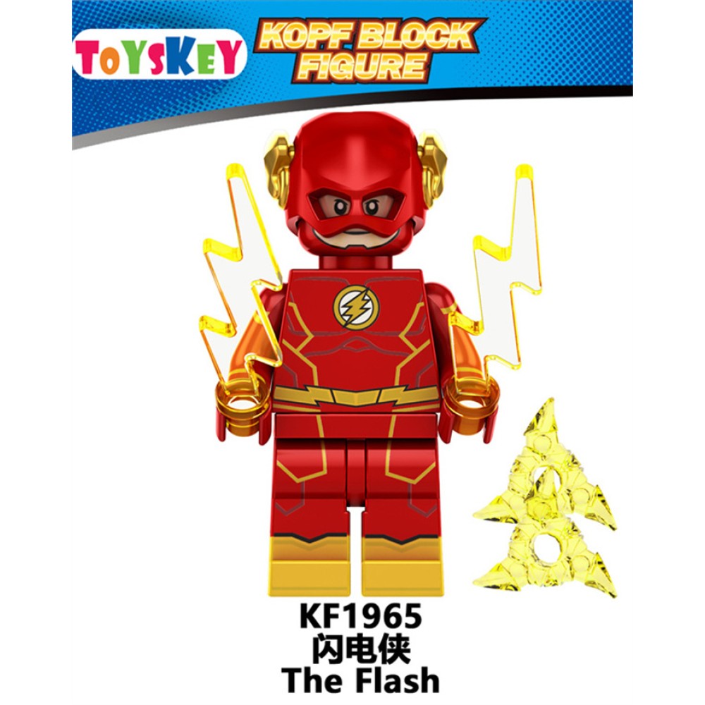 lego minifigure Superhero Justice League Flash Warrior West DC building block bricks toys
