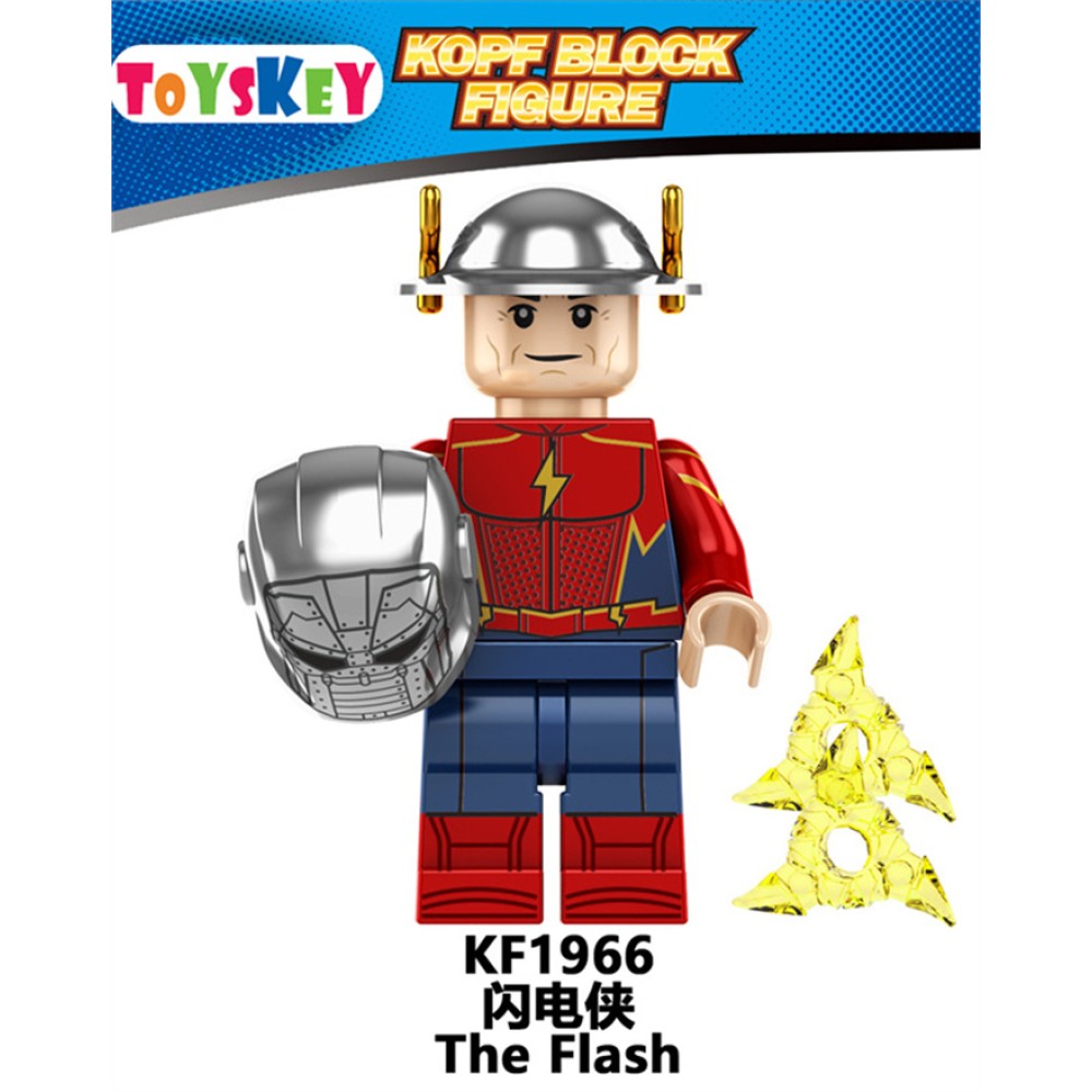 lego minifigure Superhero Justice League Flash Warrior West DC building block bricks toys
