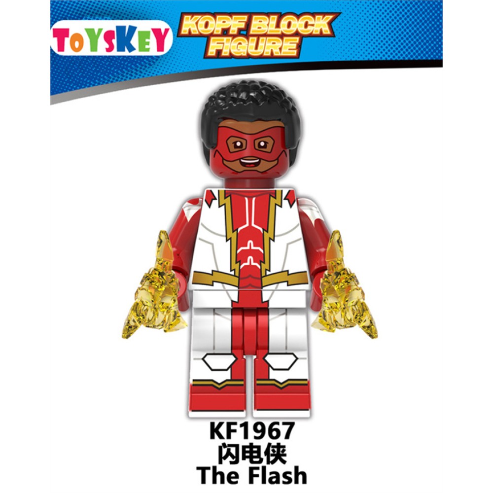 lego minifigure Superhero Justice League Flash Warrior West DC building block bricks toys