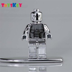 Superhero electroplated silver shadow man foreign trade