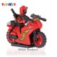 lego minifigure Superhero Deadpool motorcycle Marvel building block bricks toys