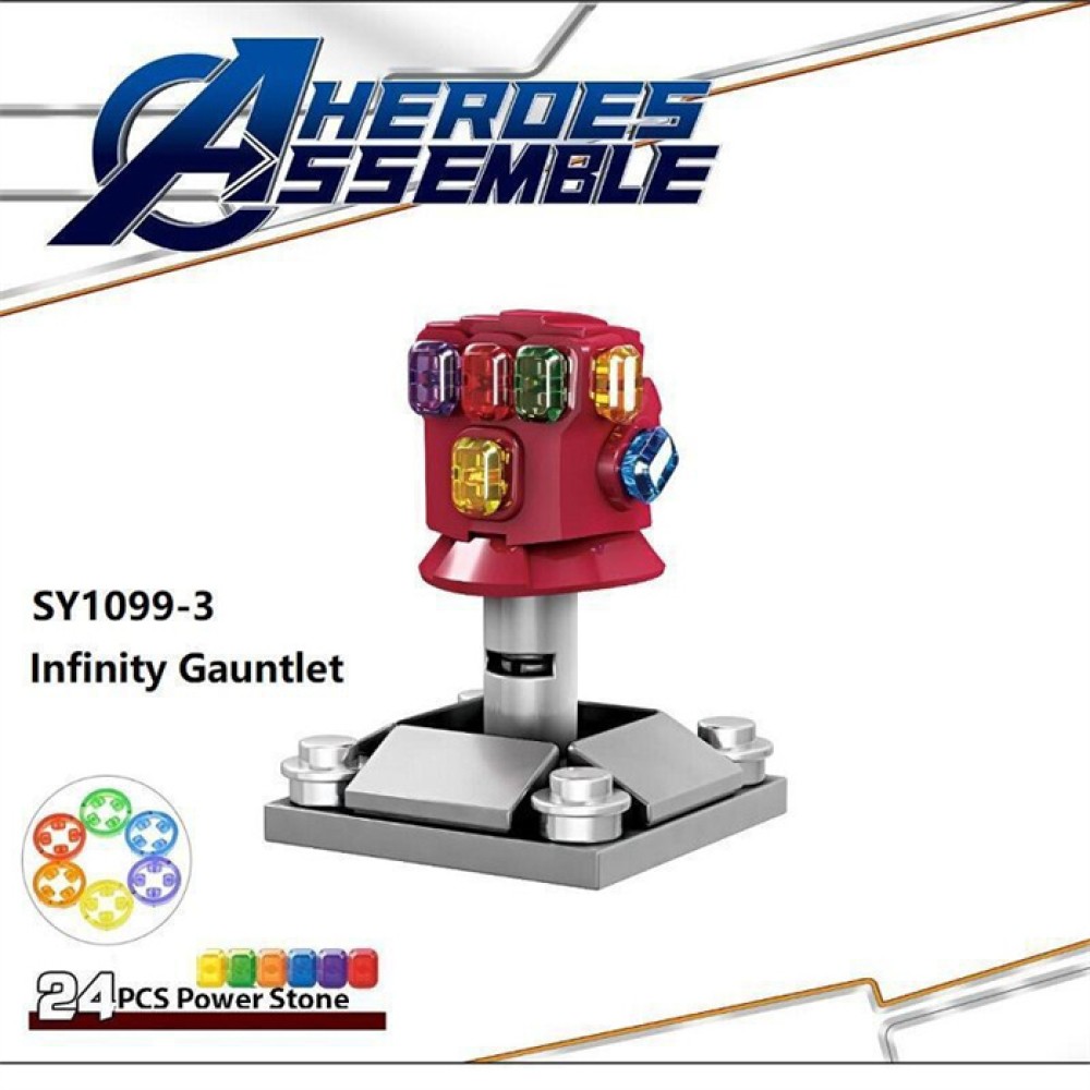 lego minifigure Superhero villain Thanos gloves plated gold red fittings Marvel building block bricks toys lego minifigure Superhero villain Thanos gloves plated gold red fittings Marvel building block bricks toys