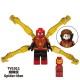 lego minifigure Superhero female panther, Venom, Spiderman, Thor, Iron Man DC building block bricks toys