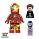 lego minifigure Superhero female panther, Venom, Spiderman, Thor, Iron Man DC building block bricks toys