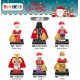 lego minifigure Super hero Christmas Iron Man Wolverine Marvel building block bricks toys
