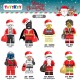 lego minifigure Super hero Christmas Iron Man Wolverine Marvel building block bricks toys