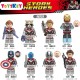 lego minifigure Avengers League Super Hero Male Nebula Captain America Marvel building block bricks toys