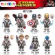 lego minifigure Avengers League Super Hero Male Nebula Captain America Marvel building block bricks toys